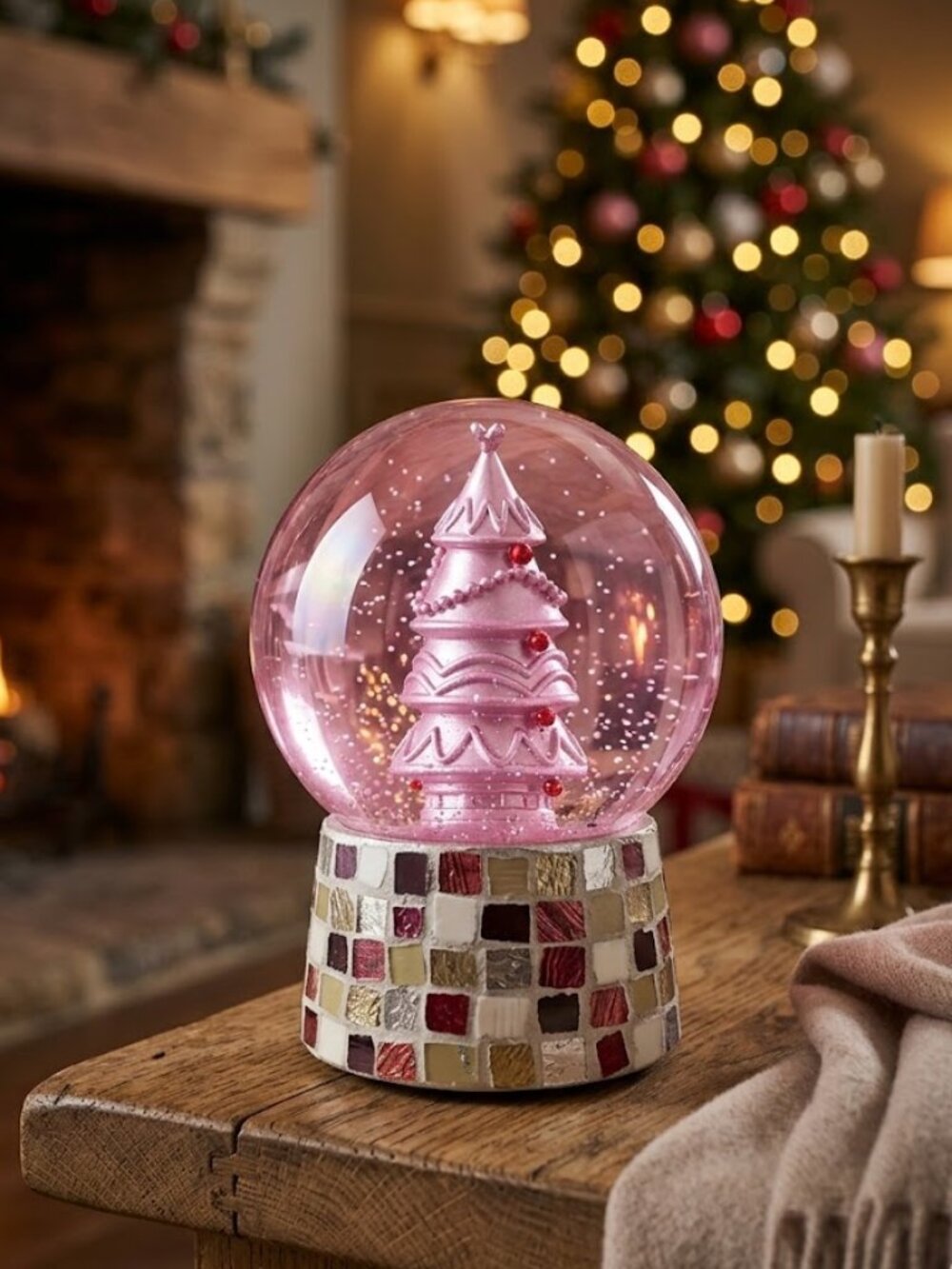Neiman Marcus Christmas 2001 musical collectible vintage water globe jingle bell